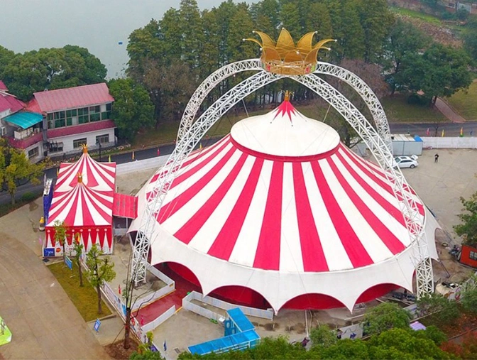 30m Big Outdoor Polygon Frame PVC Coated Tent for Circus Park