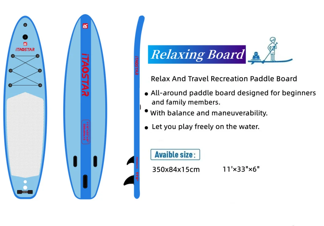 Itaostar Wholesale Sup Board Inflatable Surf Boards Stand-up Paddleboard Sup Surfboard New Professional Inflatable PVC Stand up Sup Paddle Boad