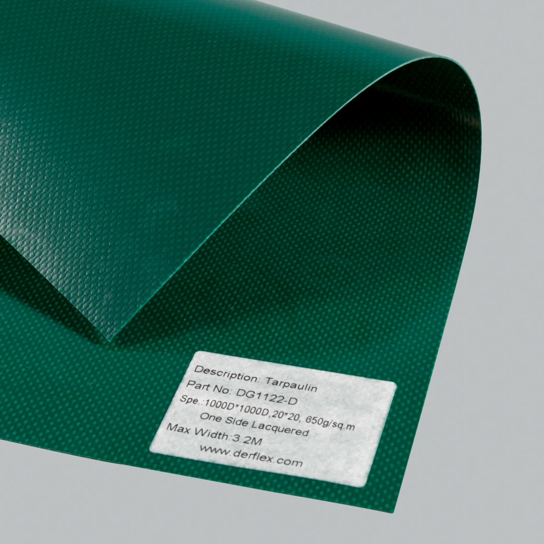 Heavy Duty Waterproof Vinyl Coated PVC Canvas Tarpaulin Fabric
