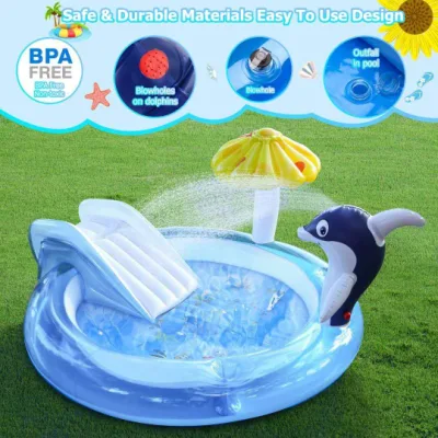 Nueva piscina inflable al aire libre creativa del espray del juguete del PVC