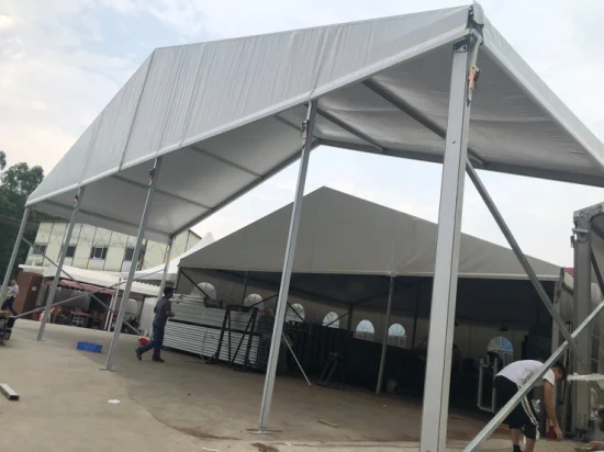 Carpa de boda de PVC transparente para 1000 personas, carpas al aire libre de aluminio para eventos, carpa