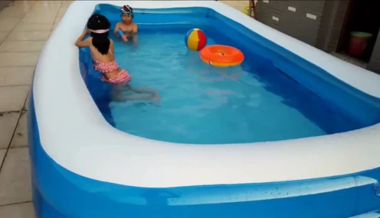 Piscina inflable para niños de PVC familiar Piscina al aire libre portátil (FM-SP01)