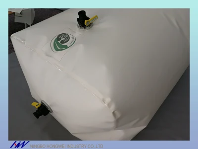 Bolsa de almacenamiento de agua de almohada suave de lona de PVC de vejiga flexible inflable